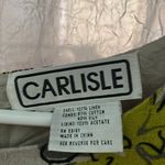 Carlisle Dress Linen Floral Sleeveless size 8 Photo 3