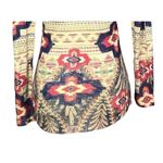 Vocal  Top Size Small Red Blue Aztec Rodeo Western Studded Embellished Santa Fe Photo 5