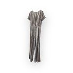 Anthropologie Harlyn Women's Striped Jumpsuit Size S Linen Blend Multicolor Photo 2