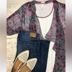 LuLaRoe Shirley Floral Kimono Cover Up Size S NWT Photo 3