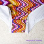 Free People New! SALT GYPSY  bikini Bottoms in‎  Soundwave print, size XS Photo 6