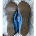 J.Crew  Blue Suede Women's Flats size 6.5 Photo 5