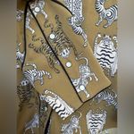 & Other Stories & Other Stories Tiger Print Western Snap Button Blouse Size 6 Photo 4