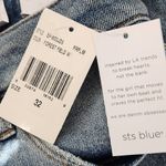 sts blue Caroline Straight Leg High-Rise Distressed Jeans NWT Size 32 Photo 8