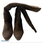 Worthington Brown Suede Tall Heeled Boots Size 8 Photo 1