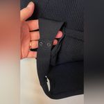 Steve Madden NWOT Xandra Black Ribbed Viscose Long Sleeve Bodysuit Size L Photo 10