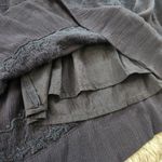 Free People Angie's Set Bottoms Only Wide Leg Black Viscose Pants Women's Large Photo 5