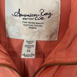 American Rag Zippered Coral Jacket Size 1X Photo 5