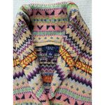 CHAPS Vintage Colorful Knit Vest Women Size Large Patterned Sleeveless Photo 2