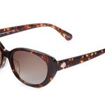 Kate Spade // Everett Cat Eye Sunglasses Dark Brown Havana / Gradient Lens Photo 3