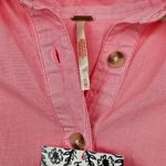 Free People ‎ Sample Piece Belle Poplin Shirt in Strawberry Size XS NEW Photo 7