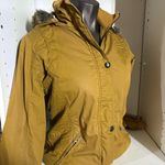 Cotton casual de corp Oner faux fur hood coat woman’s size XL Orange Photo 4