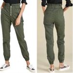 Veronica Beard  Army Green Tedi Tapered High Rise Jogger Pants Sz 26 Photo 12