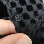 L'Agence  Black Wrap Sheer Blouse Size Small‎ Photo 5