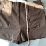 Forever 21 Grey High-Rise Dress Shorts Photo 5