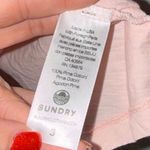 Sundry  Women’s Light Pink La Vie Est Belle Twist Racerback Tank Top Size L Photo 3