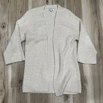 Elizabeth and James Knit Open Front Cream Cardigan Women’s Small Photo 1
