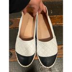 J/SLIDES NYC J/Slides Quiltie Leather Flats 8 White Photo 1