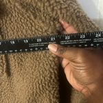 American Eagle Teddy Bear Oversized Sherpa Fleece Jacket M Taupe Brown Photo 7