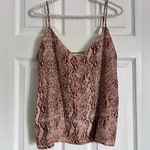 L'Agence L’Agence Jane Silk Camisole Tank in Multi Cobra Print Size Medium Photo 1