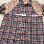 Free People  Women’s Fireside Nights Plaid Button-Down Shirt Photo 6