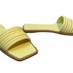 NEW Dolce Vita Daffodil Stella Leather Strappy Sandal Yellow Size 8 Photo 2