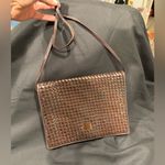 Fendi Brown Woven Leather Clutch/Shoulder Bag Photo 13