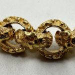 St. John Gold Chain Necklace 46" Palm Beach New York Text Links Statement ✨ Photo 11