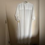 Summersalt  The Effortless Shirtdress Cover-Up Sz Large White NEW no belt‎ Photo 5