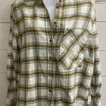 Aerie  Women’s‎ Sz XS Oversized Plaid Flannel Shirt Photo 0