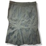 Club Monaco Brand Green Floral Pattern Pencil Skirt Size 4 Photo 3