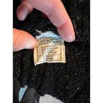 sweater lace V black red blue metallic Size L Photo 8