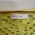 Mustard Seed  Sleeveless Knitted Sweater in Pale Neon Yellow Women’s Size Small Photo 1