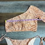 l*space NWT L* Bikini Top Cardi One Sleeve Top Wild Bunch S Photo 3