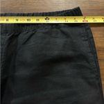 J.Jill  Black Cropped 100% Linen Pants Size Small Petite Photo 6