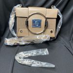 Santo By Paolo Santo Cynthia Square Box Crossbody and hand bag Tan Photo 0