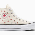 Converse  Chuck Taylor All Star Lift Platform Embroidered Strawberries Photo 0