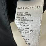 Good American Black Short Sleeve Scuba Bodysuit Thong Bottom, Size XXL (5) Photo 4