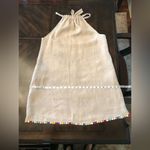 Positano Style Blitz Women’s Linen Dress Swimsuit Cover Up Sz L Tan Size L Photo 7