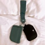 Lululemon Dual Pouch Wristlet Green Photo 0