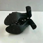 Material Girl ‎ Women’s Shoes Sandals Block Heels Suede Black Size 6 Photo 8