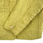 J.Jill  Green Silk Embroidered Lightweight Jacket Coat Photo 11
