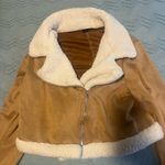 SheIn Large  Fur cropped jacket Photo 1