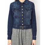 Current/Elliott The Snap Trucker Denim Jean Jacket Size S Photo 2