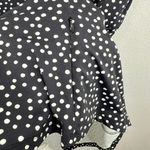 Title Nine Black and White Polka Dot Dress Sleeveless Fit & Flare Athletic Dress Photo 4