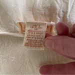 April Cornell Cream Crinkle Satin Sleeveless Midi Dress Sequin Embroidery Large White Photo 8