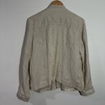  Linen And Lace‎ Mix Utility Jacket Size Large Chico's Size 2 Photo 9