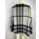 Talbots cape black & gray Angora & Wool mix size small / medium Photo 6