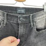 Driftwood  Jackie Embroidered Skinny Jeans‎ in Dark Grey Washed Black Size 26 Photo 4