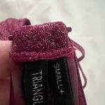 TRIANGL Raspberry Sparkle Glitter Bikini Red Photo 3